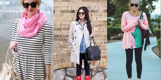 The fashion of rainy season